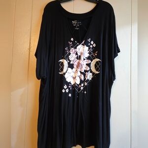 Torrid Black Super Soft Knit Top - Size 5